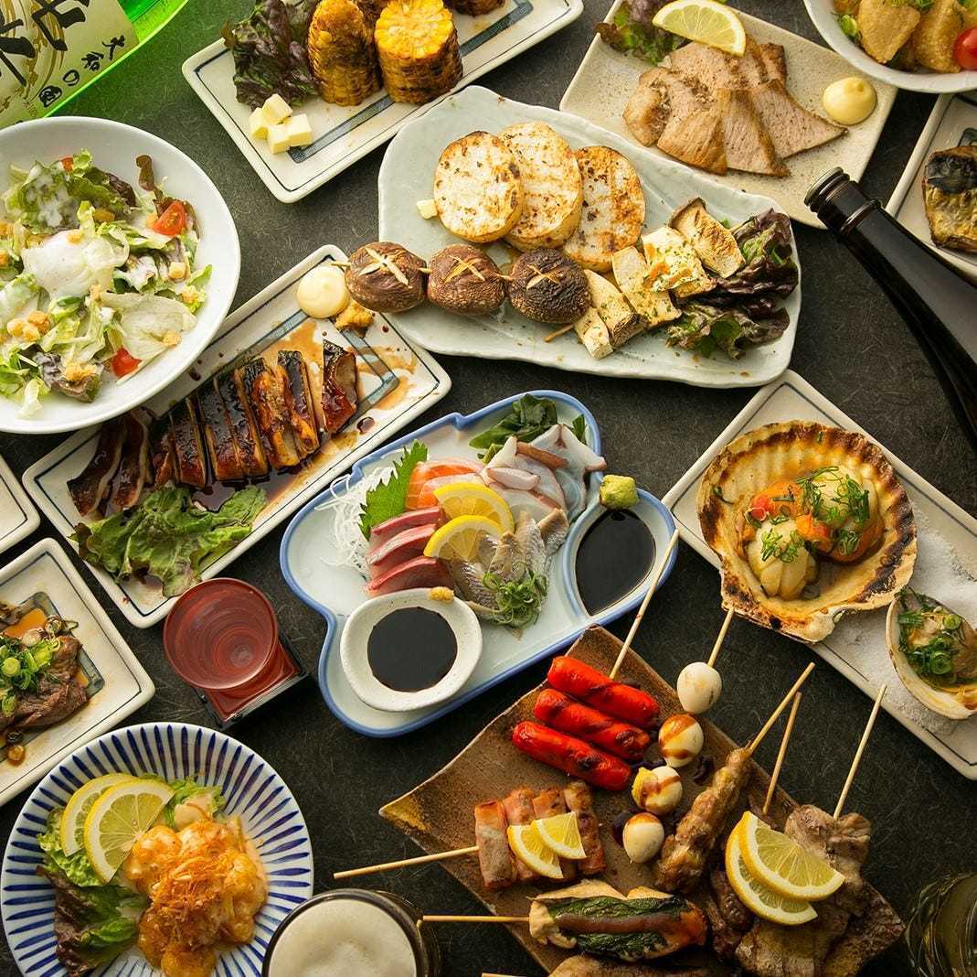 【2H食べ放題・スタンダード飲み放題】海の幸・山の幸中央市場直送便！ たらふく食べて飲んで5,000円