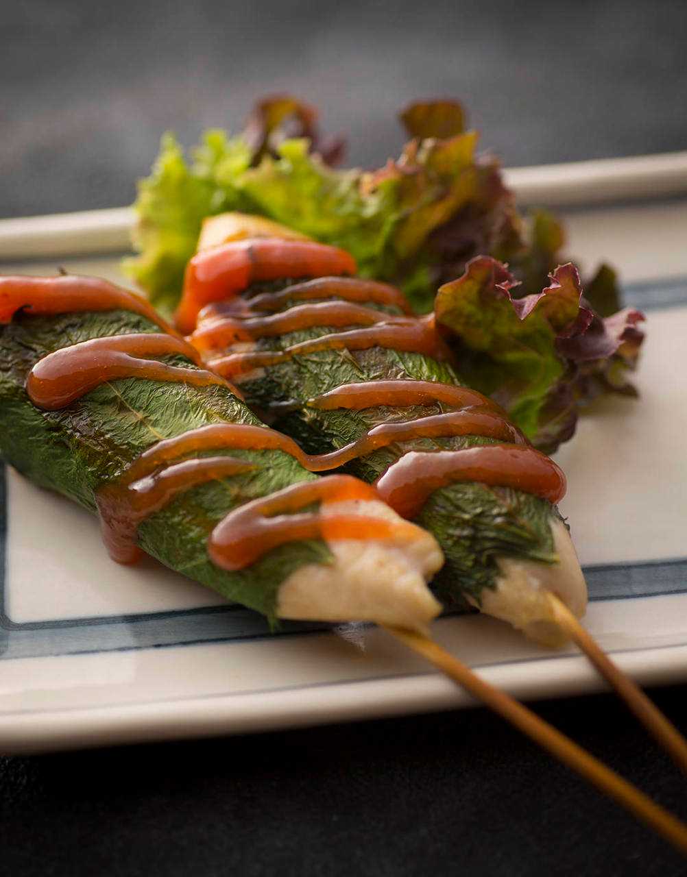 ささみのしそ巻き（梅肉） 2本