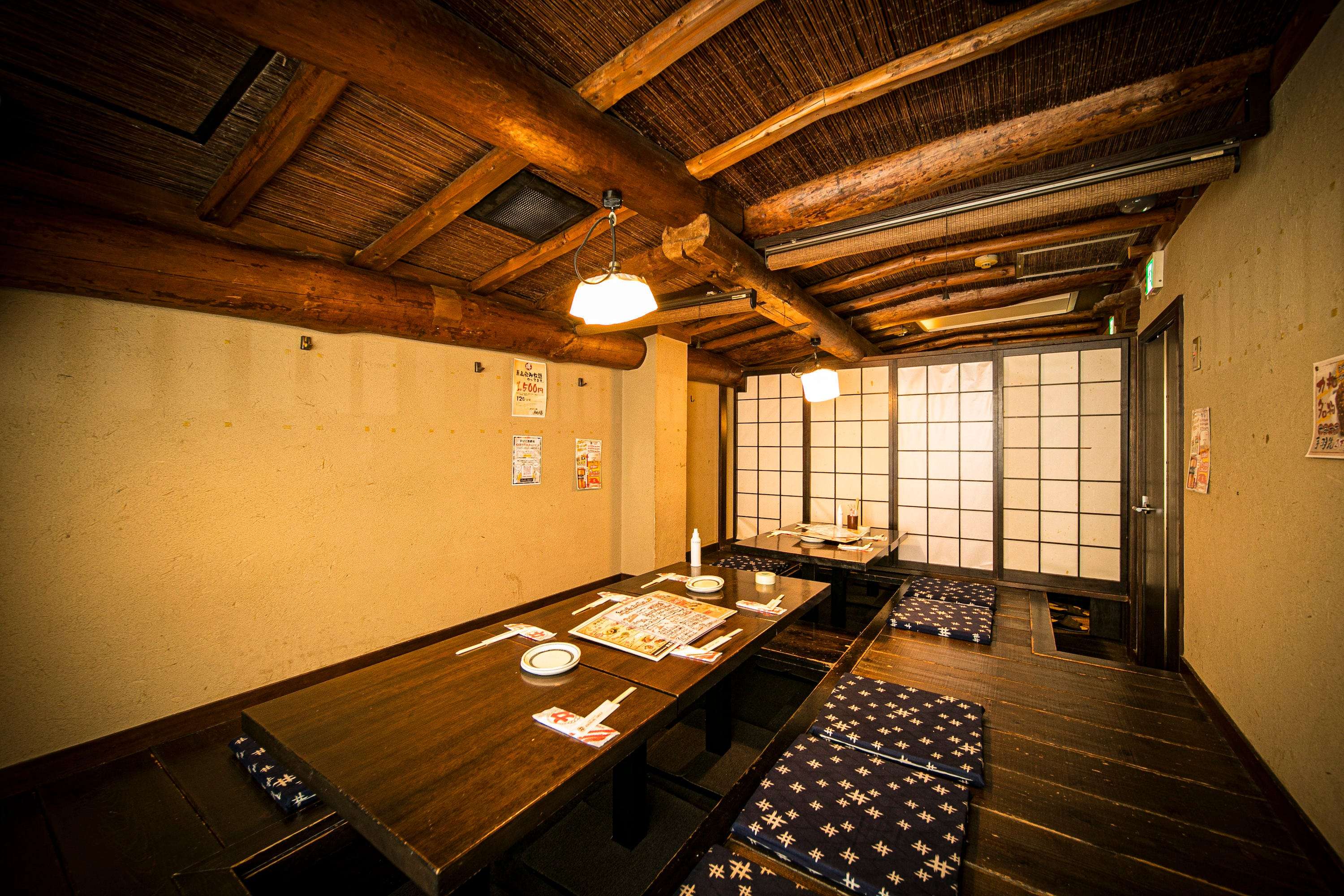 【4階フロア貸切：～23名様】和風の落ち着いたお部屋で素敵な時間をお過ごしください