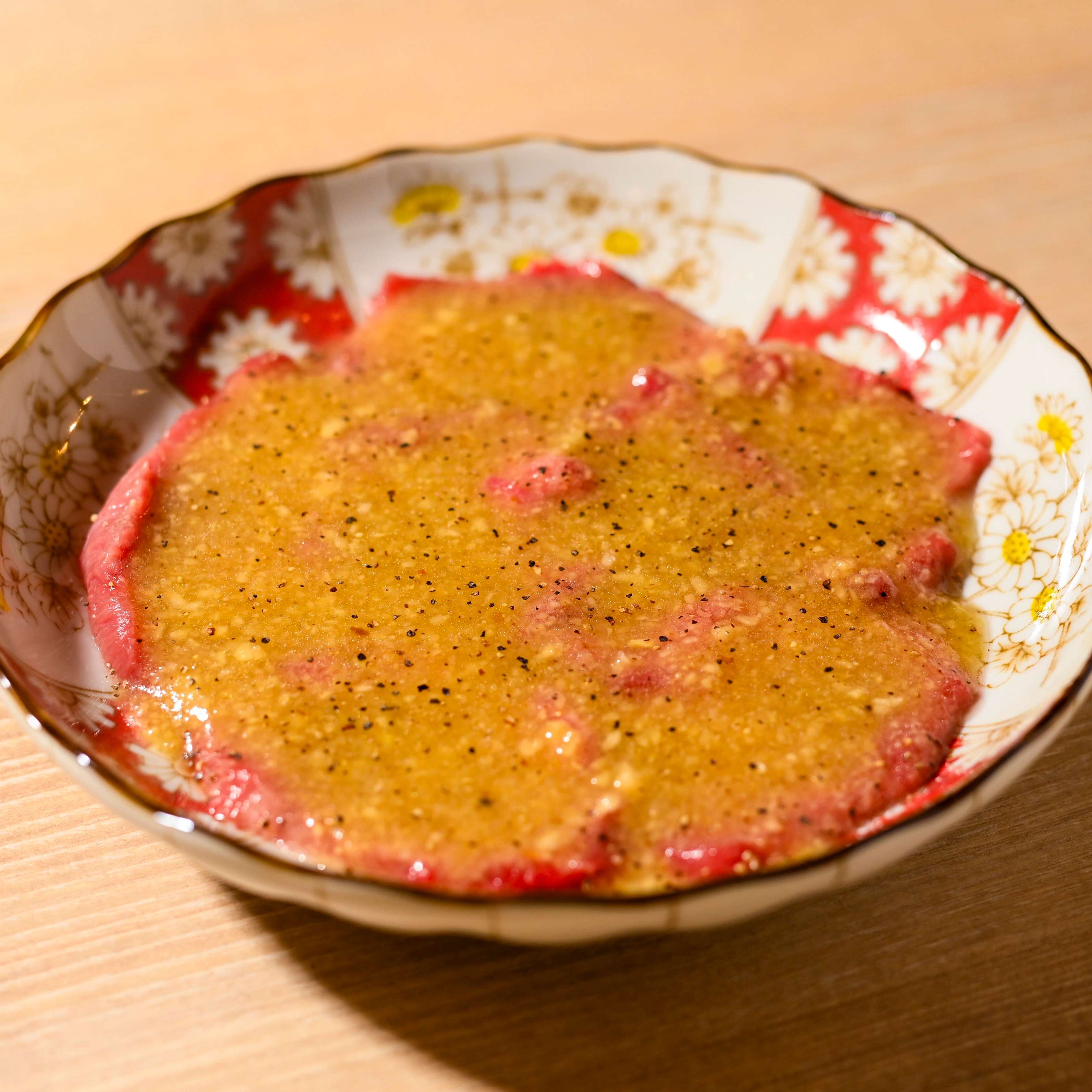 薄切りタン特製ゆずにんにく