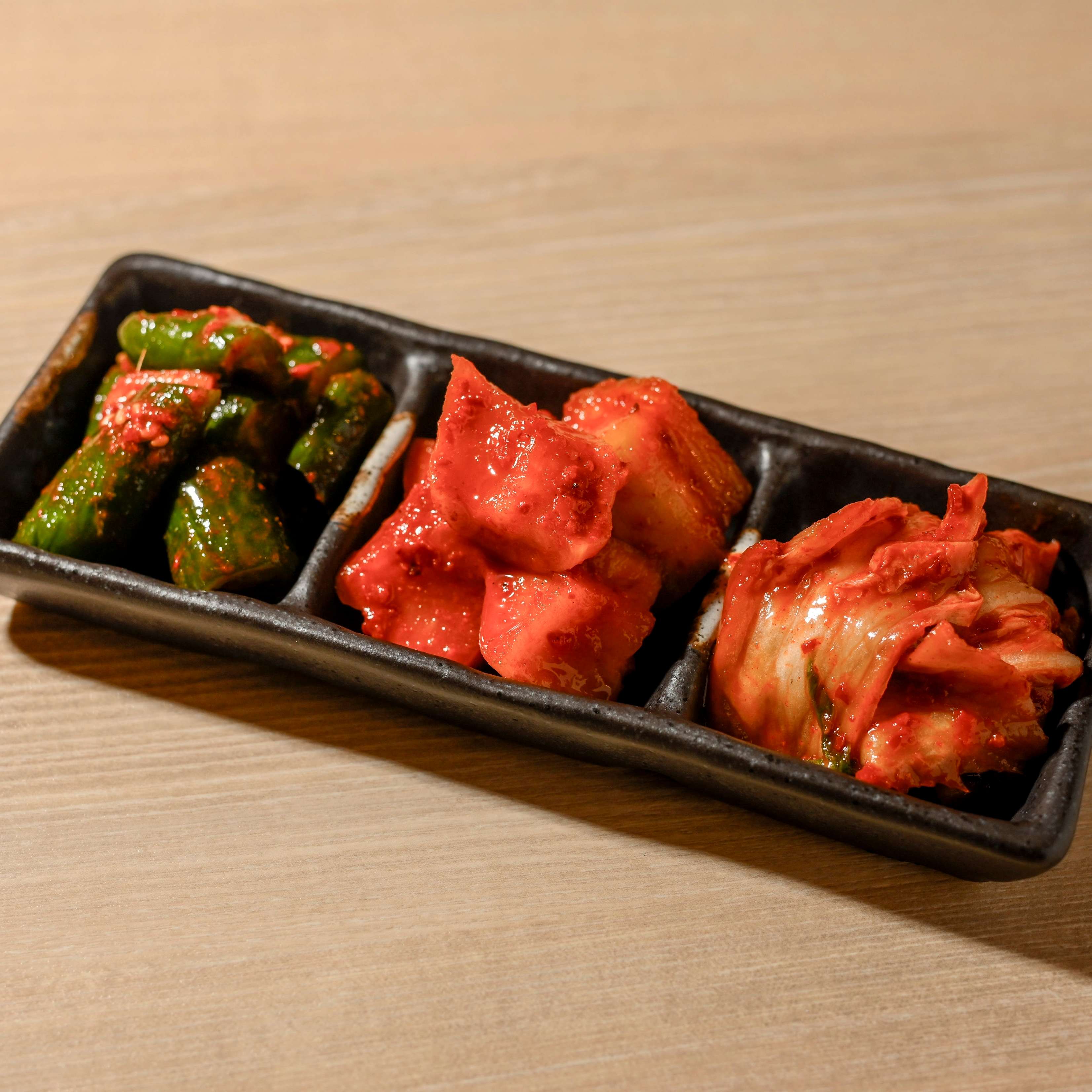 キムチ三種盛り